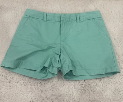 Tommy Hilfiger Chino Shorts Women's 10 Blue And White  Cotton Blend - Image 1 of 4