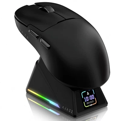 AJAZZ AJ159 APEX Wireless Gaming  Mouse &Magnetic Charging Base Tri-Mode 42K DPI - Image 1 of 4