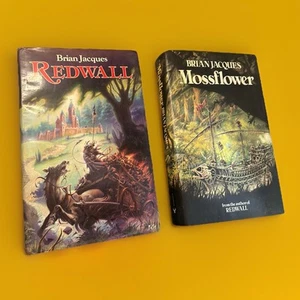 Rare Brian Jacques Redwall & Mossflower 1st Ed First Print Book Hardback 1986 - Picture 1 of 12