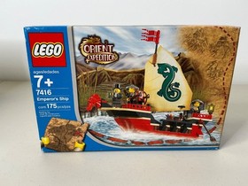 Lego Orient Expedition Emperor's Ship 7416 opened box/pre owned
