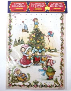 Vintage 1970s Mouse Advent Calendar AnneLiese 3D Christmas Tree GEMO Denmark NEW - Picture 1 of 10
