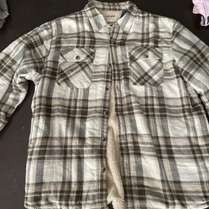 Wrangler Fleece gefütterter Flanell Herren Large " - Bild 1 von 10