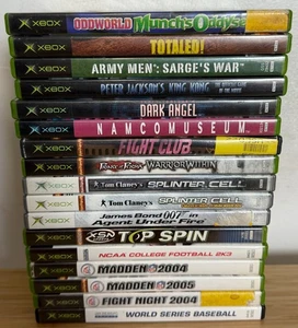 Microsoft Xbox OG 17x Game LOT Oddworld King Kong Splinter Cell Prince of Persia - Bild 1 von 12