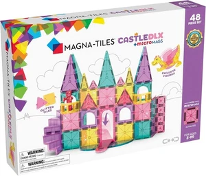 Juego de construcción magnética MAGNA-TILES Castle DLX 48 piezas 242048CA *NUEVO* - Imagen 1 de 4
