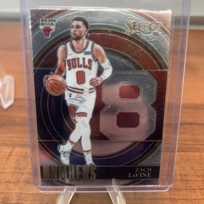 2021-22 Select Numbers Insert Chicago Bulls Zach Lavine #39 - Image 1 of 2