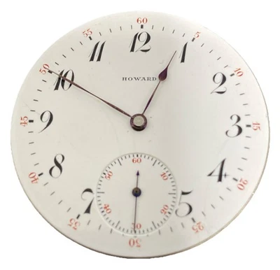 Reloj Bolsillo E Howard Movimiento Serie 9 Talla 16s 17j DE 17j Ticking F8366 Foto 1 de 4