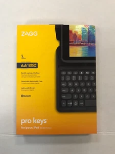 ZAGG Pro Keys Wireless Keyboard & Detachable Case for Apple iPad 7 ,8 ,9 th Gen - Picture 1 of 1