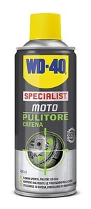 WD40 Specialist Motorcycle Chain Cleaner Spray Usable on Transmission 400 ml - Picture 1 of 1