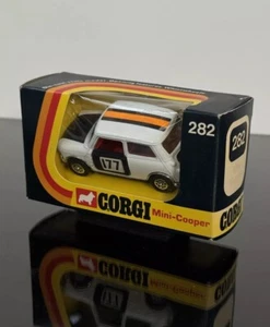 CORGI TOYS 282 MINI COOPER RALLY blue tinted windows  - Picture 1 of 8
