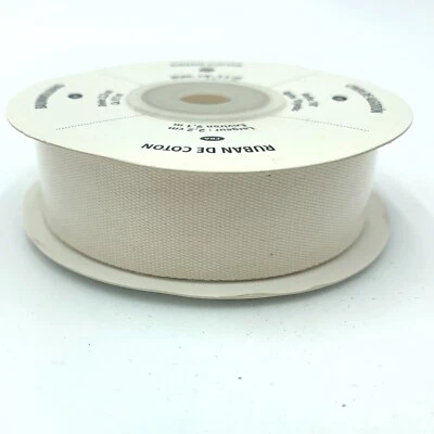 Stampin' Up! Cinta de algodón 7/8" 10 yardas color natural Foto 1 de 3