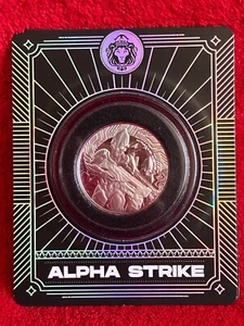 ALPHA STRIKE ALIEN 1/2 OZ MONETA ARGENTO 2024 ** NON 1 OZ ** SOLO 125 coniata ** - Foto 1 di 5