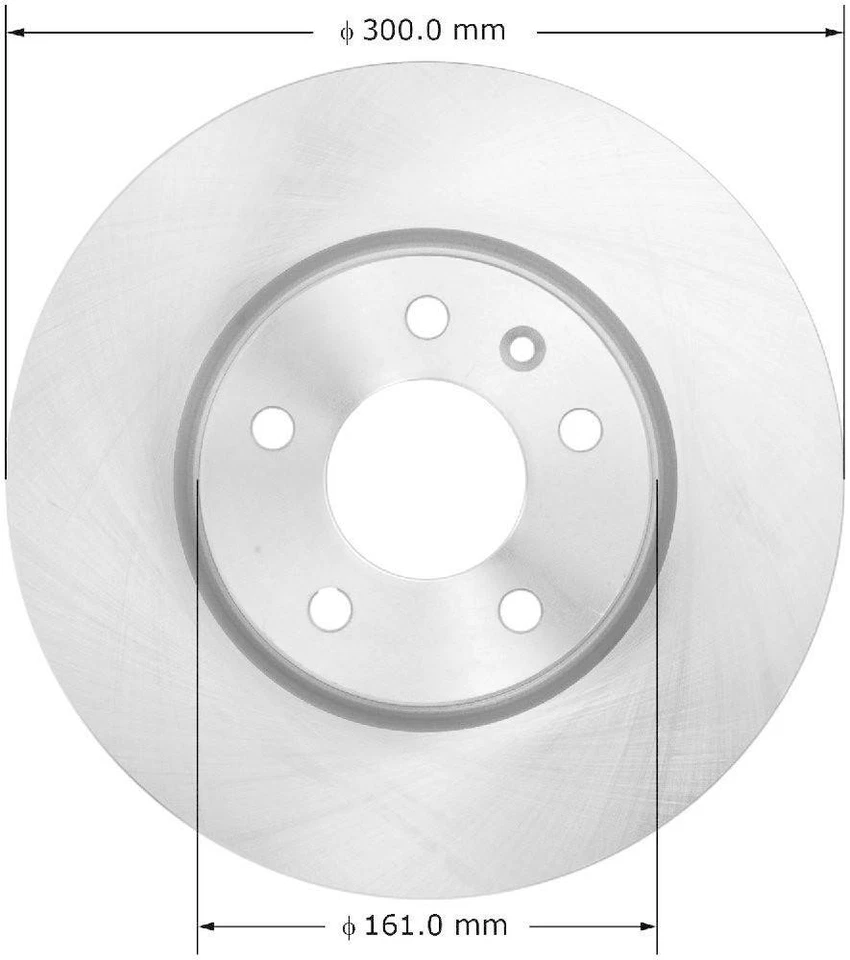 Rotor de freno de disco para Chevrolet Volt Cruze Bendix 2011-2014 Foto 1 de 1