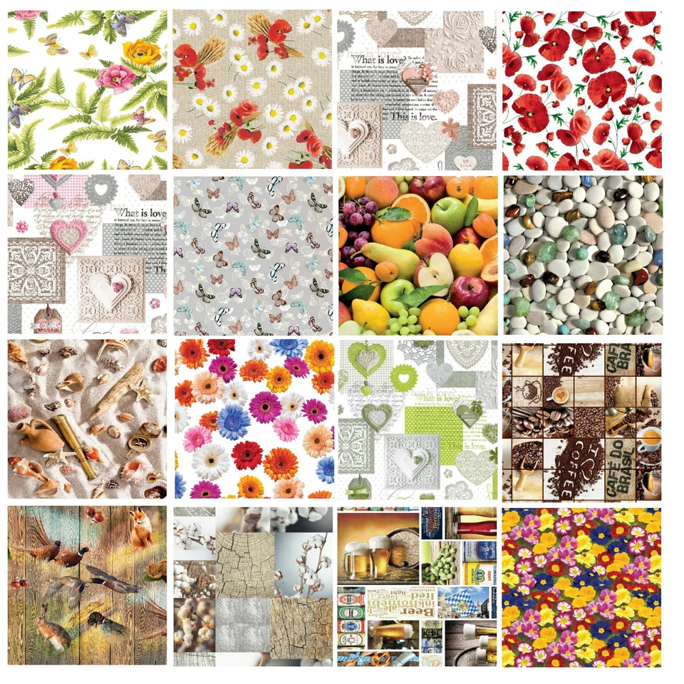 Wachstuch Tischdecke Meterware PREMIUM viele Größen wählbar in eckig rund oval - Bild 1 von 1