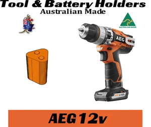 AEG Ridgid 12V tool & battery holder mount bracket storage - Picture 1 of 3