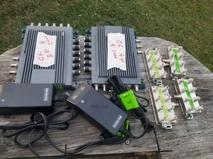 2. DIRECT TV SWM16 MULTISWITCH'S, 4 8WAY SPLITTERS, 2 POWER SUPPLIES. - Picture 1 of 4
