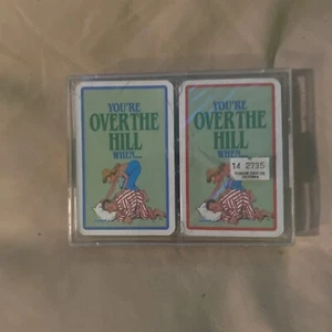 Playing Game Cards You're Over the Hill When.. Double Deck BRAND NEW - Picture 1 of 9
