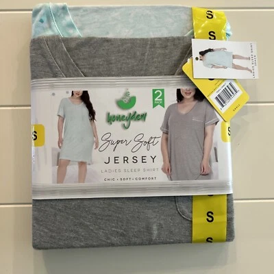 Camisa de Noche Honeydew Pequeña Vestido para Dormir Manga Corta Suave Elástica Cómoda Paquete de 2 Foto 1 de 4