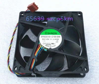 SUNON EF92251S1-Q100-S99 12V 3.83W 9CM 4Pin PWM Cooling Fan - Image 1 of 3