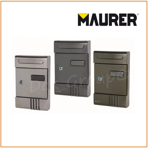 Cassetta Postale Acciaio Esterno Porta Posta Lettere Notes MAURER VARI COLORI - Immagine 1 di 1