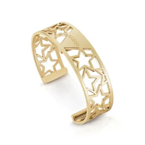 GUESS My Bangle UBB28080 Damen Armreif Armspange Armband Edelstahl Gold 25 mm - Bild 1 von 3
