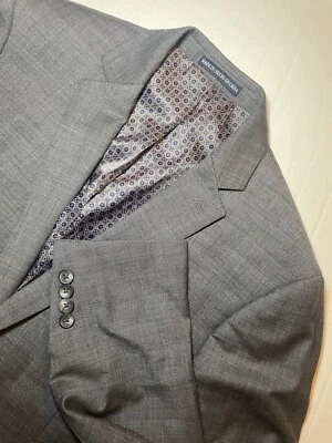 Blazer Abrigo Deportivo Chaqueta 42L The Original Penguin Mezcla Lana Gris Piel de Tiburón Foto 1 de 4