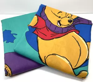 Vintage Winnie-the-Pooh & Tigger Curtains - Disney - 2 Panels - 80 x 84 - Picture 1 of 2