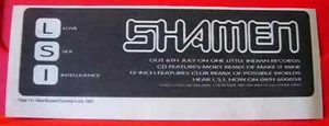 The Shamen LSI Love Sex Intelligence Vintage ORIG 1992 Press/Mag ADVERT 11"x 4" - Imagen 1 de 3