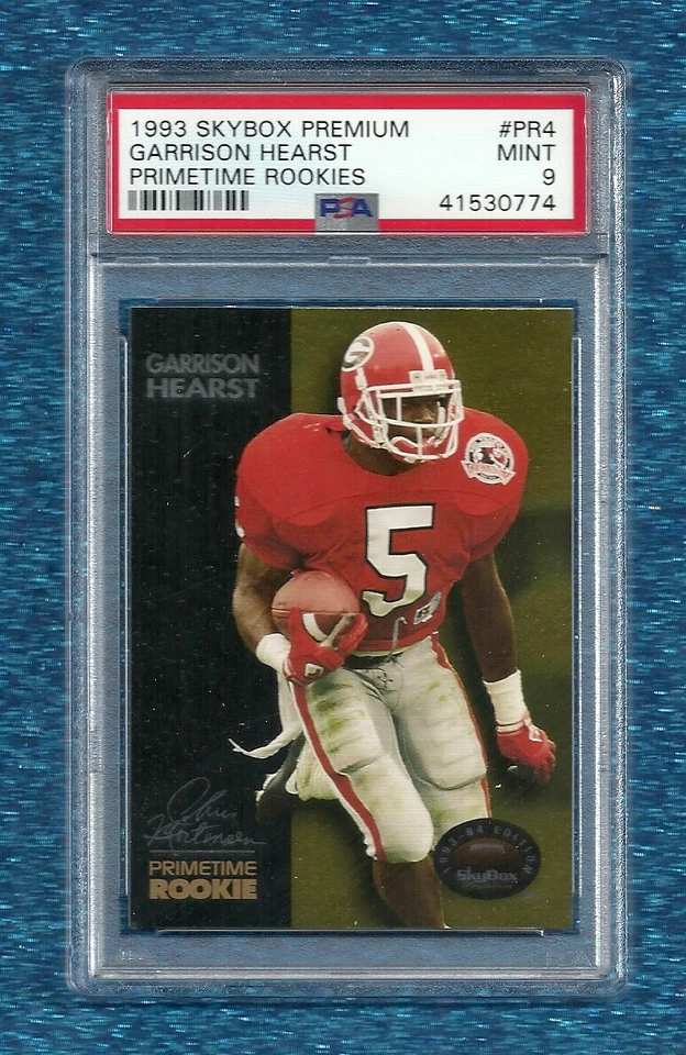 1993 SKYBOX PREMIUM PRIME TIME ROOKIES PR4 GARRISON HEARST PSA 9 MINT POP 5  - Image 1 of 1