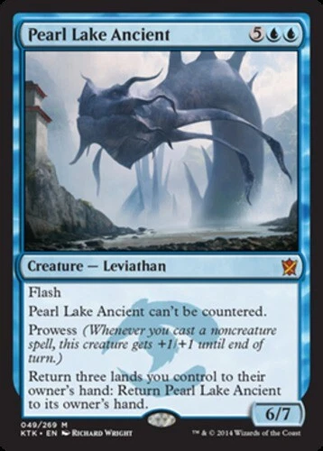 Pearl Lake Ancient ~ Near Mint Khans of Tarkir UltimateMTG Magic Blue Card - Image 1 of 1