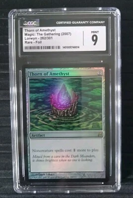Mtg Thorn Of Amethyst. (CGC) 9 Lorwyn Foil. [2007] - Image 1 of 2
