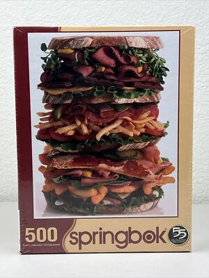 Springbok's 500 Piece Jigsaw Puzzle - snack stack. sealed - Image 1 of 4