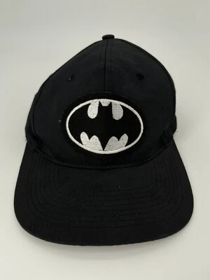 Gorra sombrero American Mills Batman para hombre negro con cierre a presión 100 % algodón talla única Foto 1 de 4