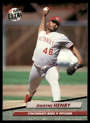 Dwayne Henry 1992 Fleer Ultra #483 Cincinnati Reds - Image 1 of 2