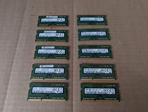 LOT OF 10 SAMSUNG 4GB PC3L-12800S DDR3 1600MHZ LAPTOP M471B5173EB0-YK0 V1-2(1) - Picture 1 of 4