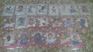 21 DIF 2001 TOPPS AMERICAN PIE AMERICAN SLUGGERS INSERTS RED SILVER W/YAX BRETT