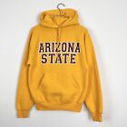Vintage Arizona State Hoodie Sweatshirt Yellow JerZEES ASU Sun Devils Small