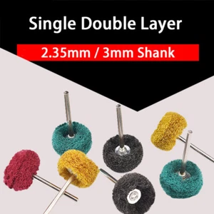 2,35 mm/3 mm Einzel Doppelschicht Rad Polieren Polieren für Dremel Rotationswerkzeug - Bild 1 von 5
