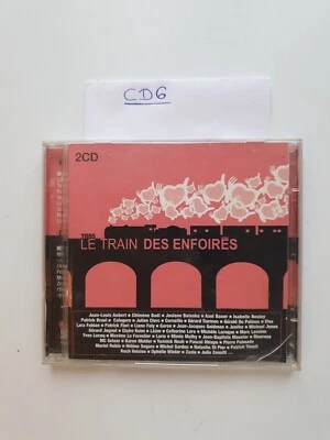 Le train des enfoirés - Album 2 X CD - TBE - Photo 1/4