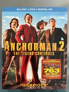 ANCHORMAN 2****BLU-RAY****REGION FREE****NEW & SEALED - Picture 1 of 3