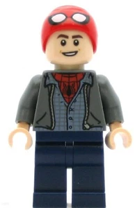 LEGO Super Heroes Minifigure Peter Parker - Spider-Man Cap (Genuine) - Picture 1 of 1