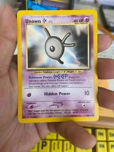 Unown (K) 58/64 Neo Revelation 2001 LP Vintage Pokemon Unlimited - Bild 1 von 2