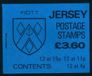 GB 1987 JERSEY £3.60 FIOTT BOOKLET FINE MINT MNH - Picture 1 of 2