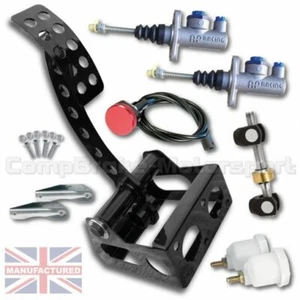 UNIVERSAL BRAKE FLOOR MOUNTED FORWARD FACING HYDRAULIC PEDAL BOX KIT – SPORTLINE - Picture 1 of 7