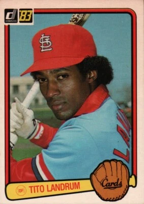 1983 Donruss Baseball #498 - Tito Landrum - St. Louis Cardinals  83-594 - Image 1 of 2