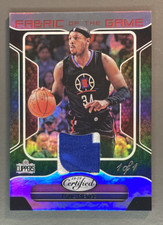 2018-19 PAUL PIERCE CERTIFIED FABRIC OF THE GAME MIRROR BLACK 1/1