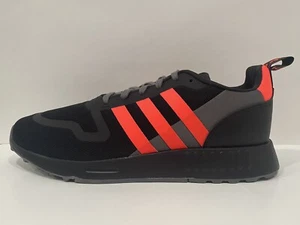 Brandneu Adidas Herren Multix Sportschuhe Schwarz Solar Rot Größe 11 - Bild 1 von 7