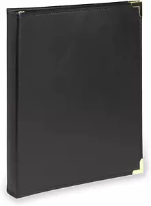 Samsill Classic Collection Executive Presentation 3 Ring Binder Black - Picture 1 of 11