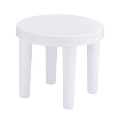 Round Low Stool Bathroom Anti-slip Round Stool Fits in Small Spaces New - Image 1 of 4