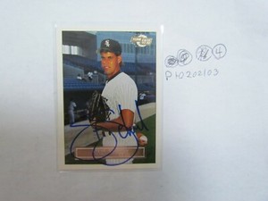 1993 Fleer Excel Steve Schrenk Signed Baseball Card 