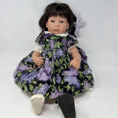 Lee Middleton Artist Studio Reva Schick Gingham and Lilacs 446/500 w/ COA - Image 1 of 4